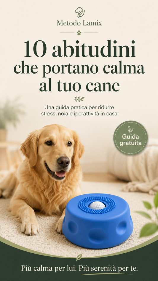 E-BOOK 10 abitudini che portano calma al tuo cane Lamix